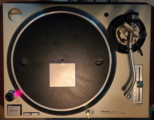 Technics 1200 mk5 silver - technics,